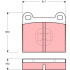 Sada brzdových destiček TRW GDB663 - AUDI 80, VW JETTA, GOLF, PASSAT