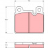 Sada brzdových destiček TRW GDB918 - PORSCHE