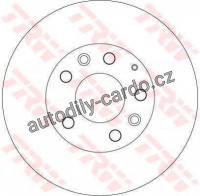 Brzdový kotouč TRW DF4387 - TOYOTA AVENSIS
