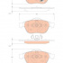 Sada brzdových destiček TRW GDB1823 -