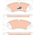 Sada brzdových destiček TRW GDB1825 - RANGE ROVER III 06- 3,6TD