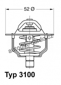 Termostat WAHLER (WH 3100.88D)