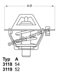 Termostat WAHLER (WH 3119.88D5)