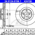 Brzdový kotouč ATE 24.0124-0196 (AT 424196) - SUBARU