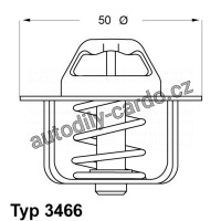 Termostat WAHLER (WH 3466.89D)