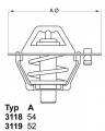 Termostat WAHLER (WH 3119.82)