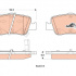 Sada brzdových destiček TRW GDB3480 - TOYOTA AURIS 07-