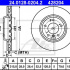 Brzdový kotouč ATE 24.0128-0204 (AT 428204) - BMW