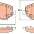 Sada brzdových destiček TRW GDB4605