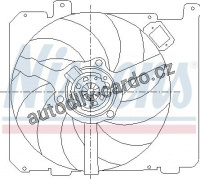 Ventilátor chladiče NISSENS 85377