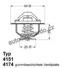 Termostat WAHLER (WH 4174.82D)