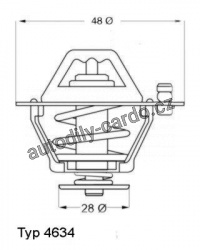 Termostat WAHLER (WH 4634.76)