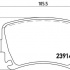 Sada brzdových destiček BREMBO P85095