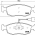 Sada brzdových destiček BREMBO P23138