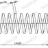 Pružina tlumiče pérování MONROE (MOSP2712, MO SP2712), přední  - MITSUBISHI CARISMA