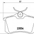 Sada brzdových destiček BREMBO P85020 AUDI, SEAT, ŠKODA, VW