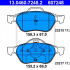 Sada brzdových destiček ATE 13.0460-7248 (AT 607248) - RENAULT