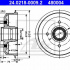 Brzdový buben ATE 24.0218-0009 (AT 480004)