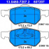 Sada brzdových destiček ATE 13.0460-7207 (AT 607207) - CHRYSLER