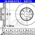 Brzdový kotouč ATE 24.0320-0115 (AT 520115) - Power Disc - DAEWOO, OPEL