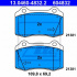 Sada brzdových destiček ATE 13.0460-4832 (AT 604832) - FORD