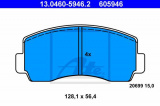 Sada brzdových destiček ATE 13.0460-5946 (AT 605946) - MITSUBISHI, TOYOTA