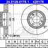 Brzdový kotouč ATE 24.0128-0178 (AT 428178) - CITROËN