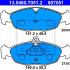 Sada brzdových destiček ATE 13.0460-7051 (AT 607051) - DAEWOO, OPEL