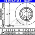 Brzdový kotouč ATE 24.0328-0137 (AT 528137) - Power Disc - OPEL, SAAB