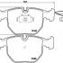 Sada brzdových destiček BREMBO P06021 - BMW