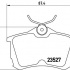 Sada brzdových destiček BREMBO P28030 - HONDA