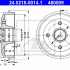 Brzdový buben ATE 24.0218-0014 (AT 480009) - PEUGEOT