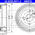 Brzdový buben ATE 24.0220-0011 (AT 480016) - OPEL