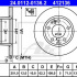 Brzdový kotouč ATE 24.0112-0136 (AT 412136) - CITROËN