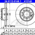 Brzdový kotouč ATE 24.0112-0148 (AT 412148) - AUDI, SEAT
