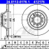 Brzdový kotouč ATE 24.0112-0176 (AT 412176) - AUDI