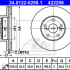 Brzdový kotouč ATE 24.0122-0258 (AT 422258) - TOYOTA