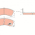 Sada brzdových destiček TRW GDB1126 - MITSUBISHI PAJERO