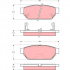 Sada brzdových destiček TRW GDB3045 - MITSUBISHI CARISMA