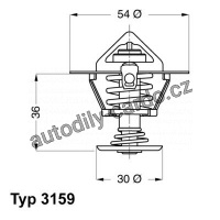 Termostat WAHLER (WH 3159.82D)