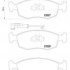 Sada brzdových destiček BREMBO P23076 - FIAT