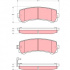 Sada brzdových destiček TRW GDB3362 - NISSAN PATROL