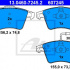 Sada brzdových destiček ATE 13.0460-7245 (AT 607245) - VW
