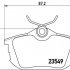 Sada brzdových destiček BREMBO P54023 - MITSUBISHI, VOLVO