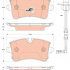 Sada brzdových destiček TRW GDB1867 - AUDI A8 09-