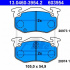 Sada brzdových destiček ATE 13.0460-3954 (AT 603954) - CITROËN, PEUGEOT, RENAULT
