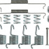 Sada příslušenství, brzdové čelisti TRW SFK136