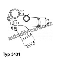 Termostat WAHLER (WH 3431.80D)