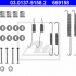 Sada příslusenství, brzdové čelisti ATE 03.0137-9158 (AT 669158)