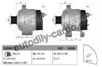 Alternátor DENSO (DE DAN512)